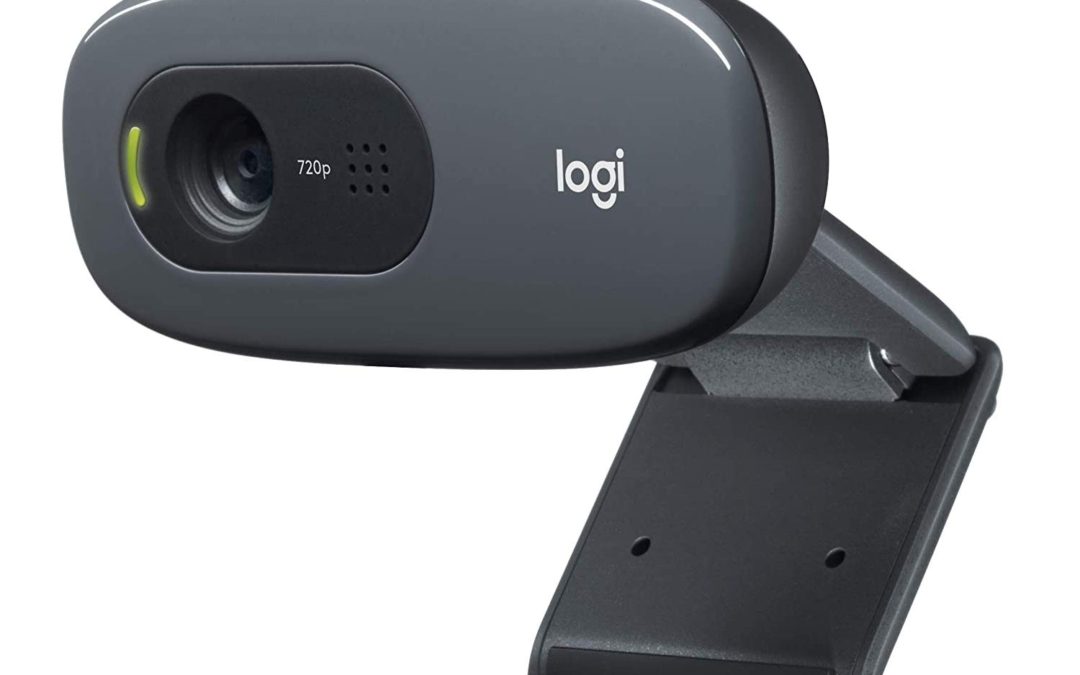 Logitech C270 HD Webcam, HD 720p/30fps, Widescreen HD Video Calling, HD Light Correction, Noise-Reducing Mic, for Skype, FaceTime, Hangouts, WebEx, PC/Mac/Laptop/MacBook/Tablet – Black